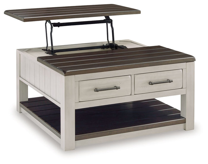 Darborn - Lift Top Cocktail Table - Gray / Brown image 4