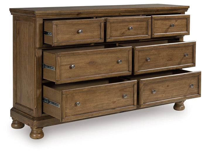 Feddinger - Dresser - Medium Brown image 4