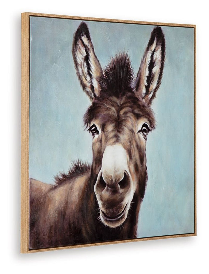 Landerton - Wall Art - Brown / Blue / White image 3