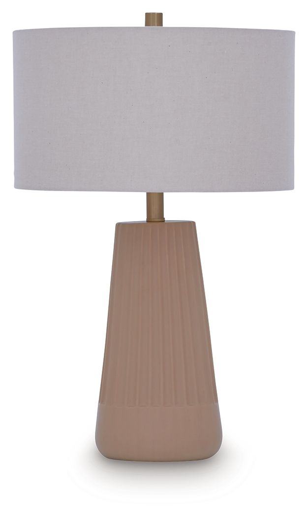 Dellner - Ceramic Table Lamp - Mocha image 1