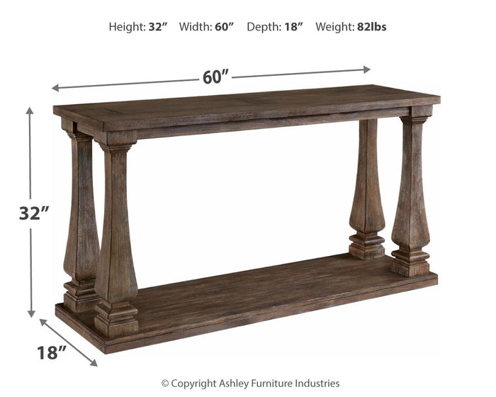 Johnelle - Sofa Table - Gray image 3