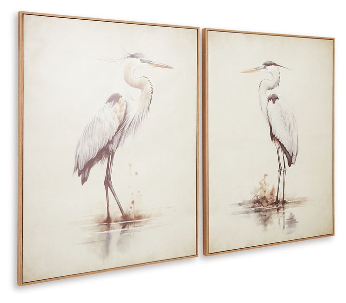 Aubinell - Wall Art Set (Set of 2) - Beige image 4