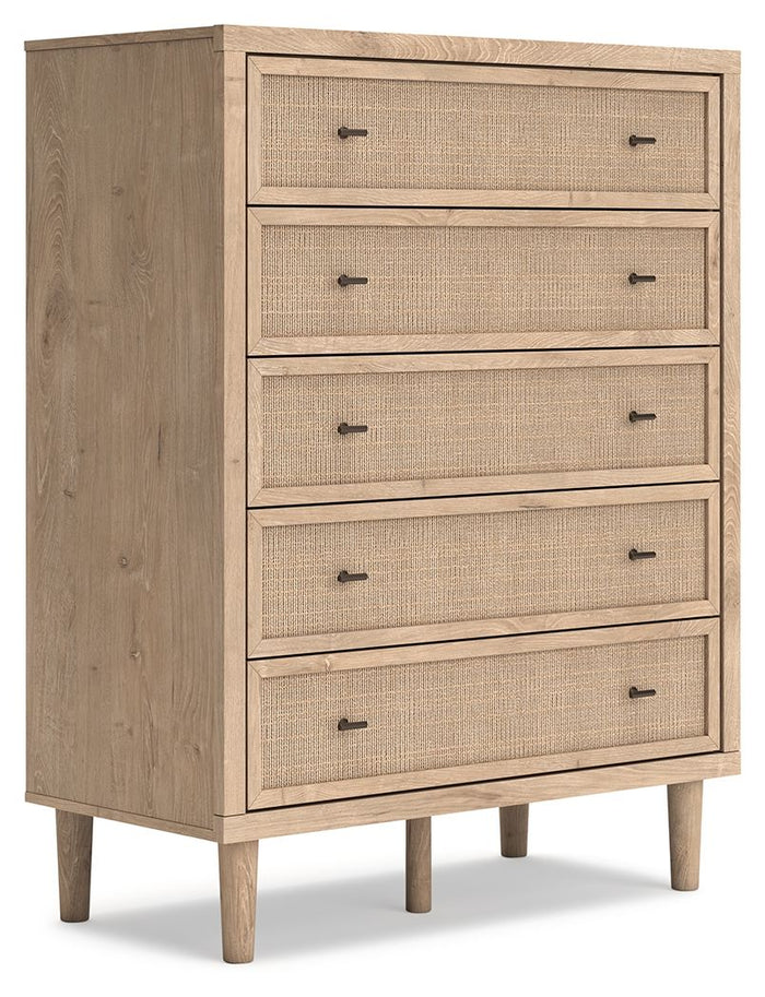 Cielden - Five Drawer Wide Chest - Two-Tone image 1