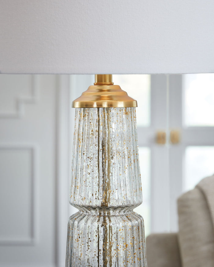 Bakersboro - Glass Table Lamp - Clear / Gold Finish image 4