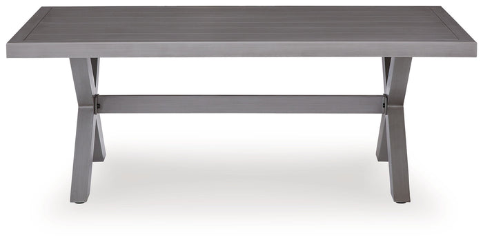Half Moon Beach - Rectangular Cocktail Table - Gray image 3