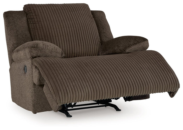 Top Tier - Rocker Recliner - Fabric - Chocolate image 3