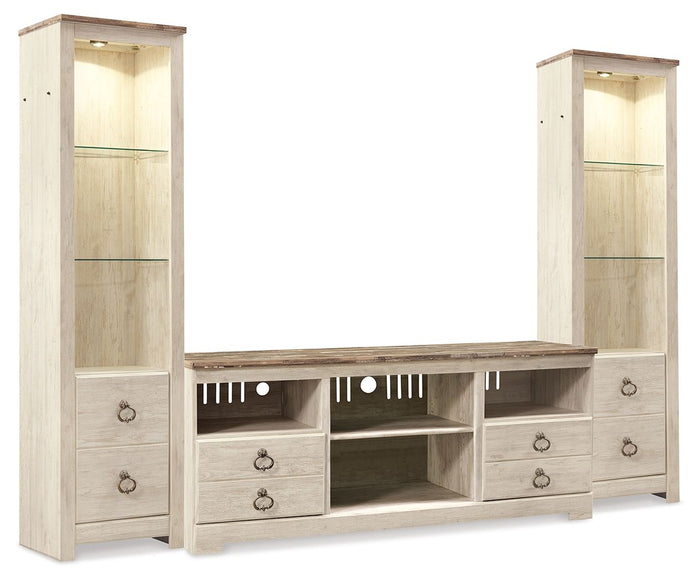 Willowton - Entertainment Center With Fireplace Option image 3