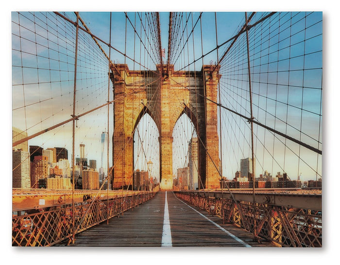 Shayward - Wall Art - Blue / Amber image 1