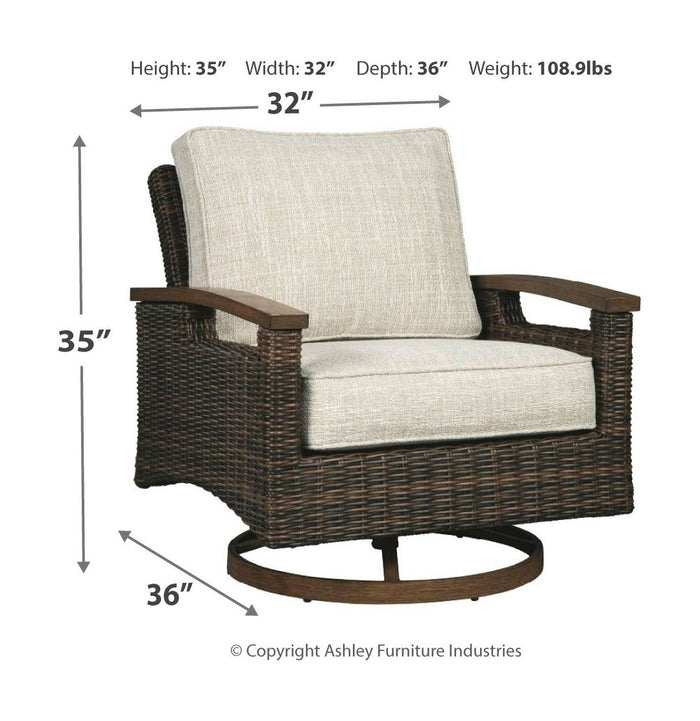 Paradise Trail - 3 Pc. - Lounge Set - Medium Brown image 4