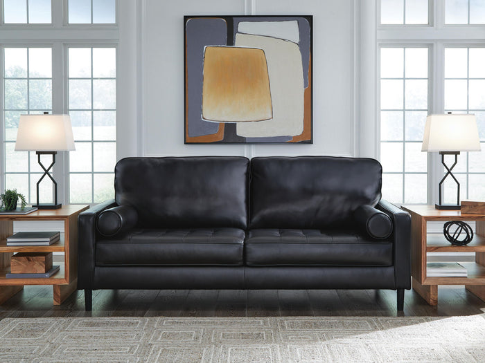 Bryceview - Sofa - Leather Match - Onyx image 4