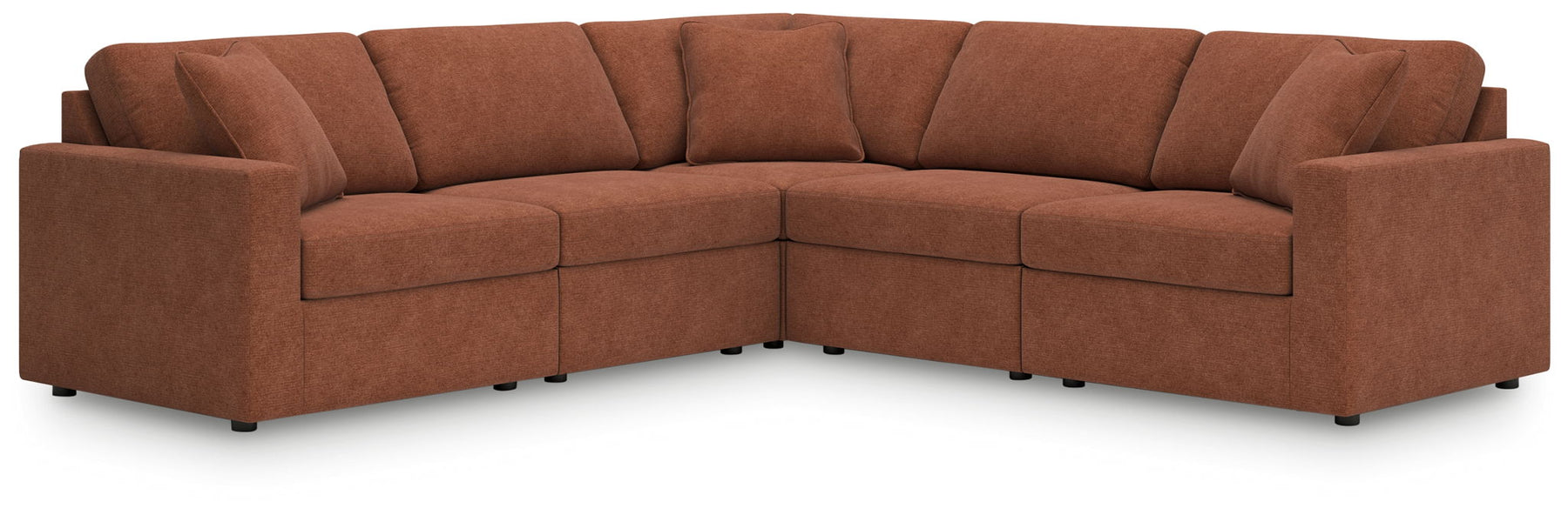 Light Brown / 5 Pc. Sectional