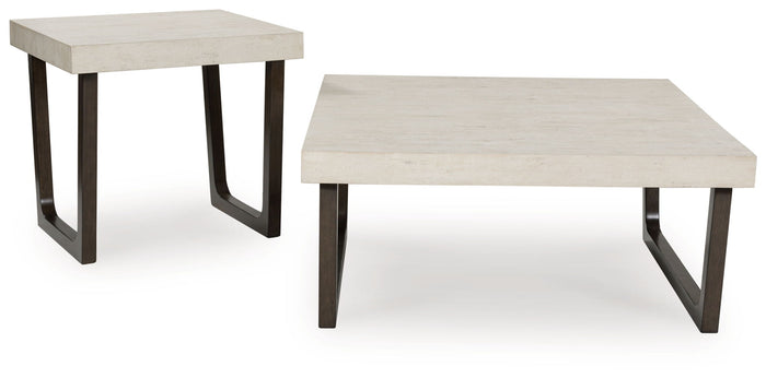 Westenfort - Occasional Table Set (Set of 2) - Espresso / Gray image 4