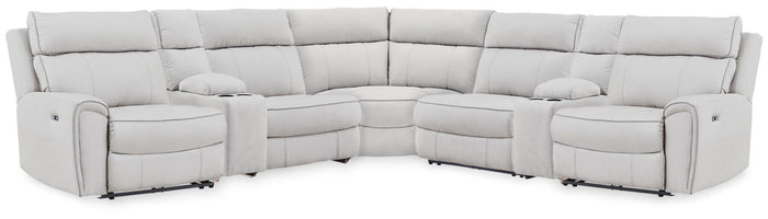 Social Pointe - Reclining Sectional image 6