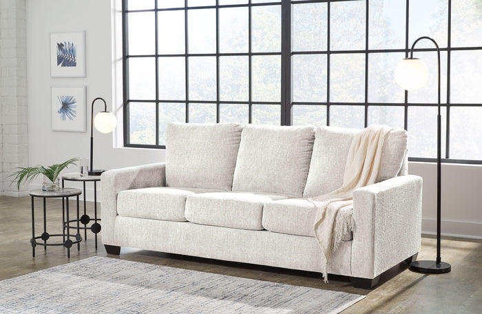 Rannis - Queen Sofa Sleeper - Fabric - Snow image 4