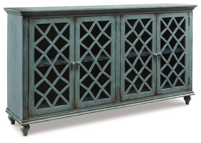 Mirimyn - Accent Cabinet - Vintage Finish - Antique Teal image 1