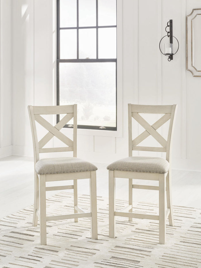 Robbinsdale - Upholstered Barstool (Set of 2) - Antique White image 3
