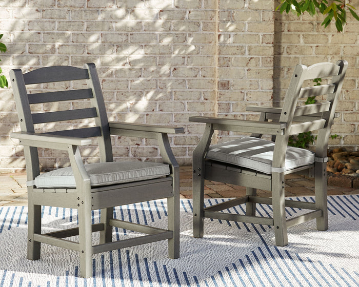 Visola - 7 Pc. - Dining Set with 6 Chairs - Gray image 4
