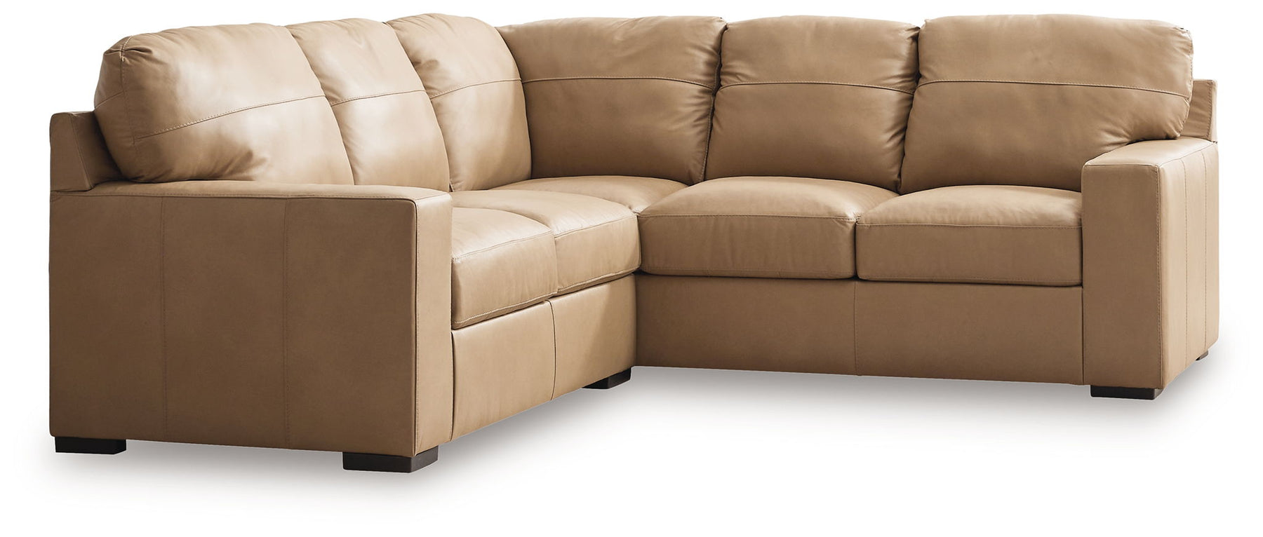 Light Brown / 2 Pc. Sectional With LAF Loveseat