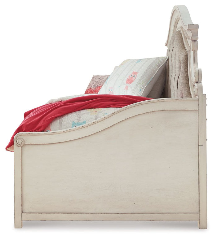 Realyn - Twin Day Bed With Storage - Chipped White image 3