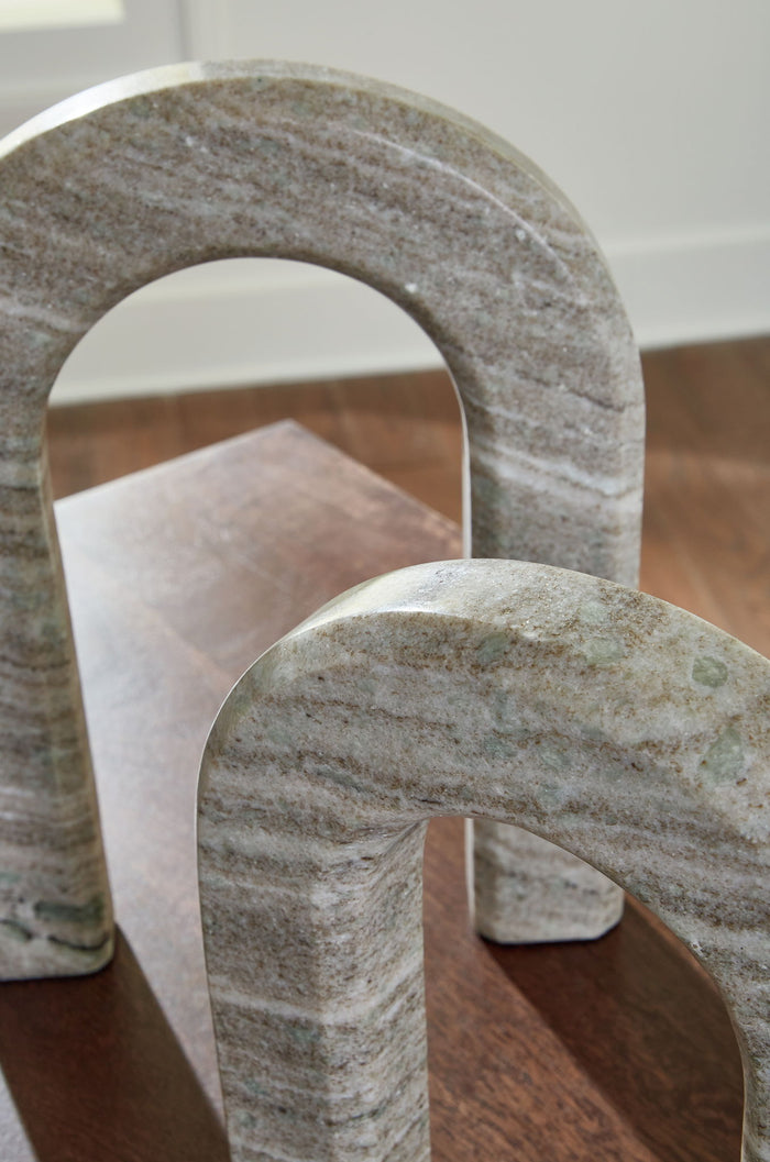 Keithton - Sculpture Set (Set of 2) - Taupe image 3
