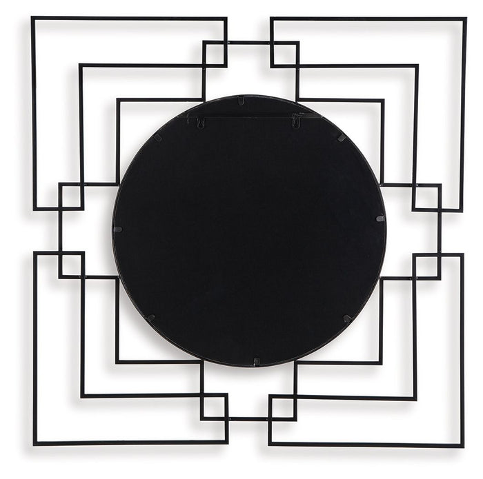 Oceanal - Accent Mirror - Black / Gold Finish image 4