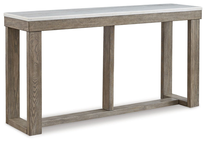 Loyaska - Sofa Table - Brown / Ivory image 1