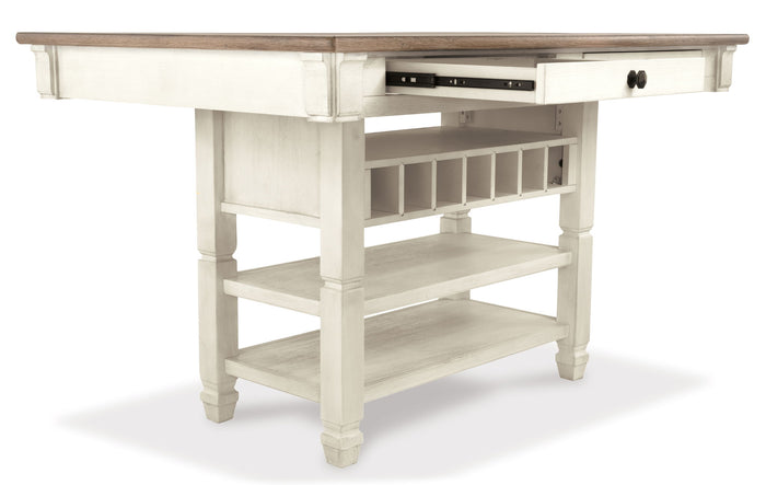 Bolanburg - Rectangular Dining Room Counter Table - Beige image 3