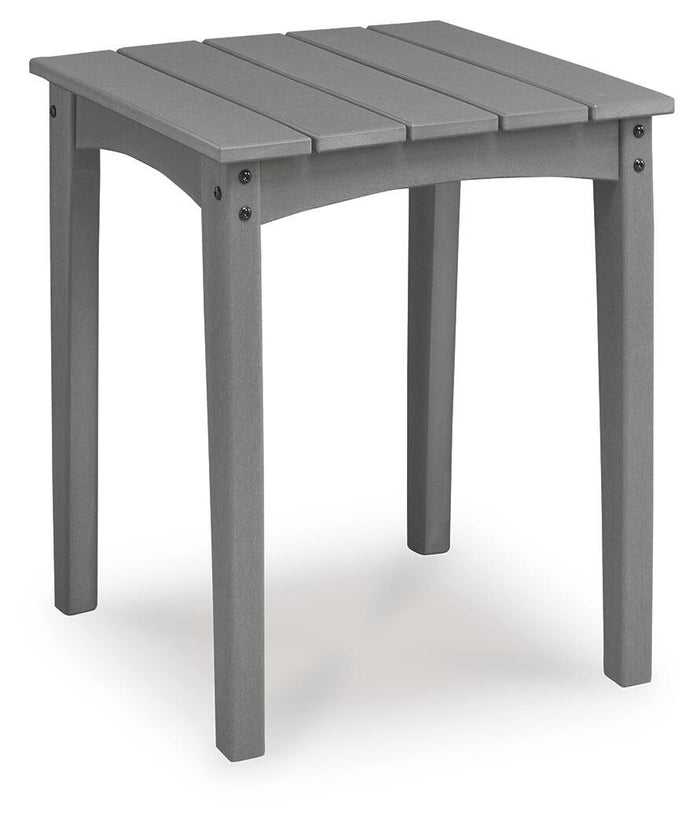 Cove Beach - Square End Table - Gray image 1