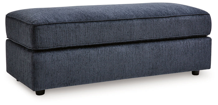 Albar Place - Oversized Accent Ottoman - Cobalt image 1