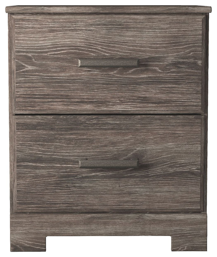 Ralinksi - Two Drawer Night Stand - Gray image 4