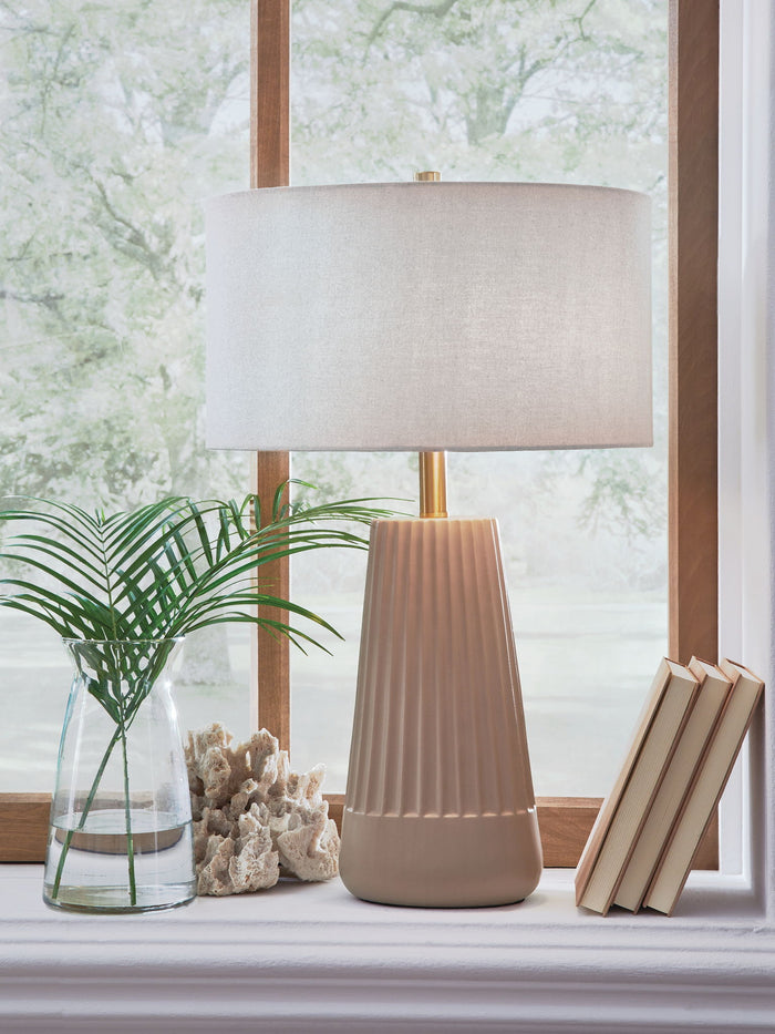Dellner - Ceramic Table Lamp - Mocha image 4
