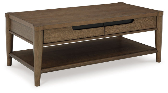 Roanhowe - Rectangular Cocktail Table - Brown image 1