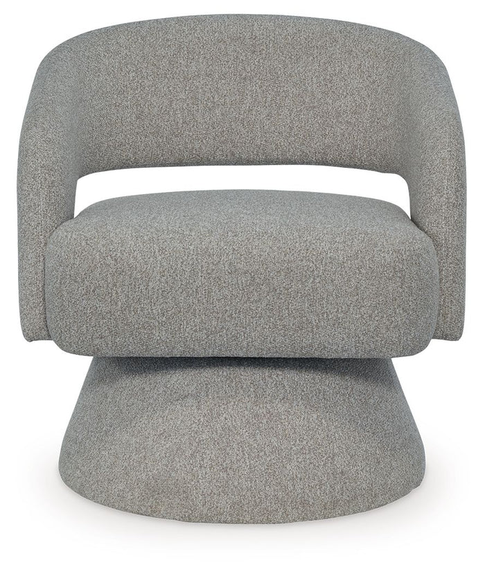 Nashkins - Swivel Accent Chair - Pebble image 4