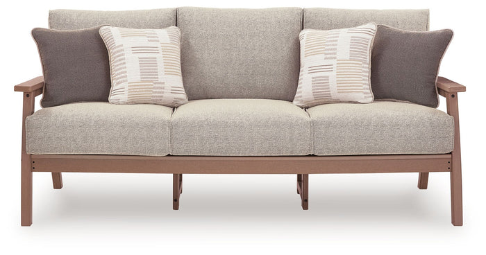 Grover Beach - Sofa With Cushion - Driftwood image 2
