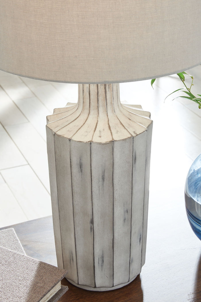 Imre - Poly Table Lamp - Distressed Brown image 4