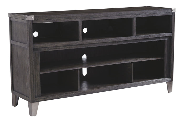 Todoe - LG TV Stand w/Fireplace Option - Gray image 1