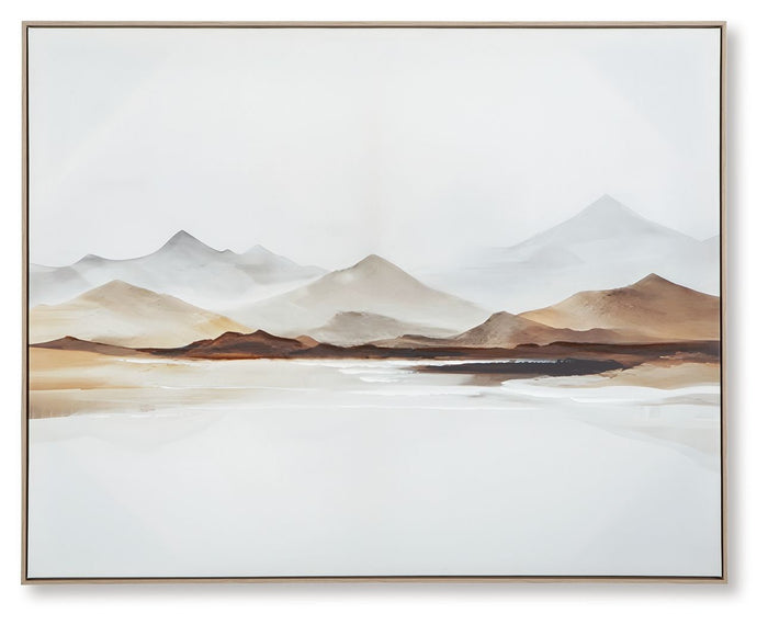 Karalen - Wall Art - White / Gray / Brown image 1