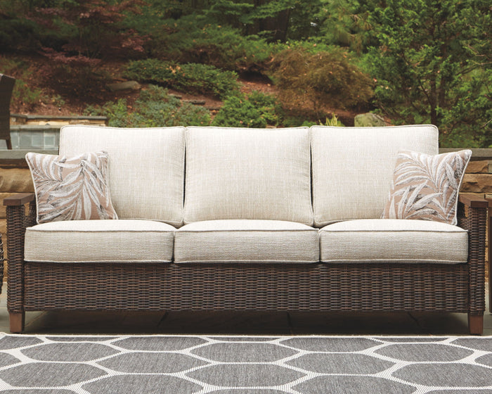 Paradise Trail - Sofa with Cushion - Medium Brown image 4