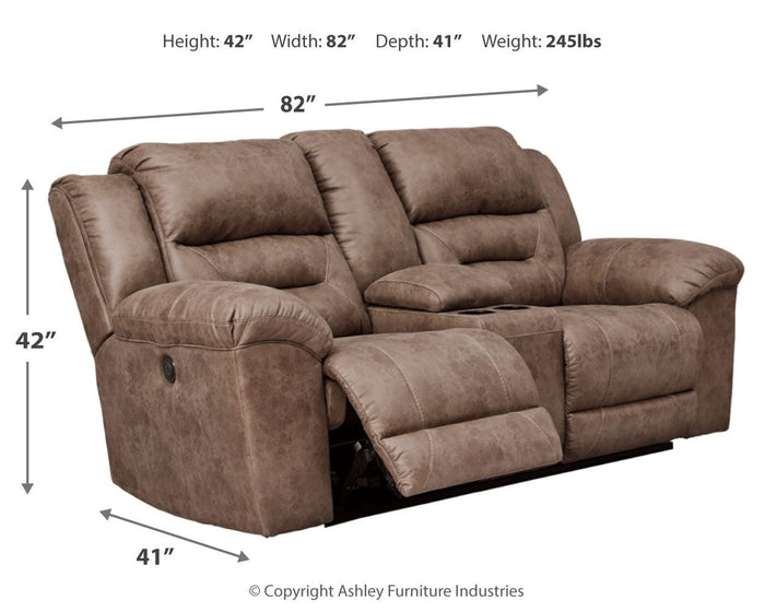 Stoneland - Power Reclining Loveseat image 6