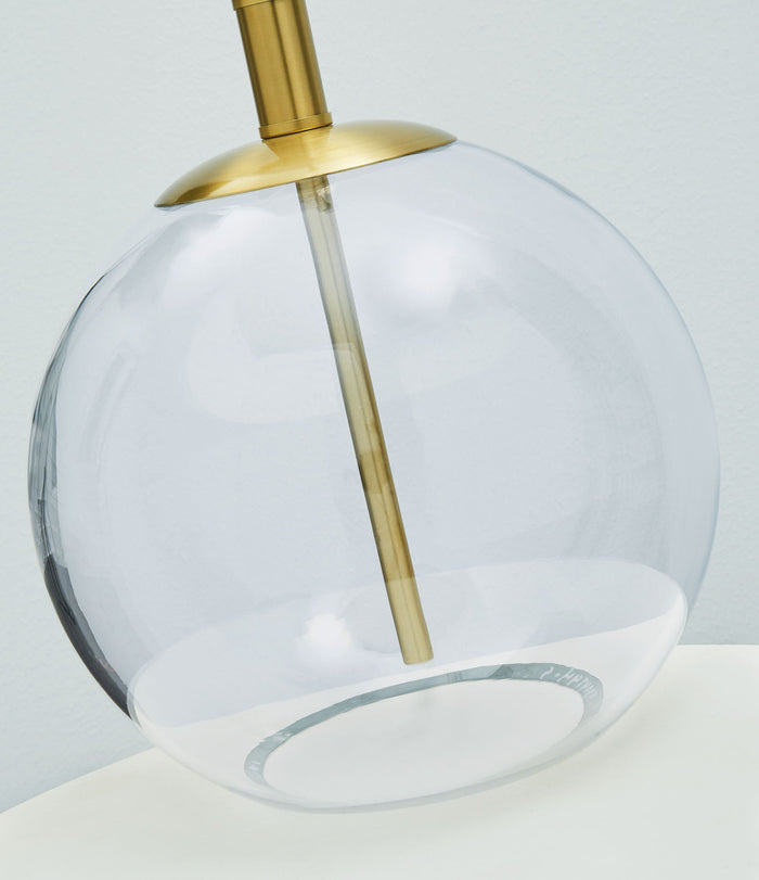 Samder - Glass Table Lamp  - White image 4