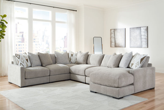 Aslan Court - Sectional With Ottoman Set image 9
