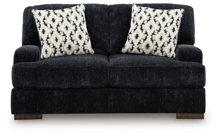 Whitmore Manor - Loveseat - Black Pearl image 4