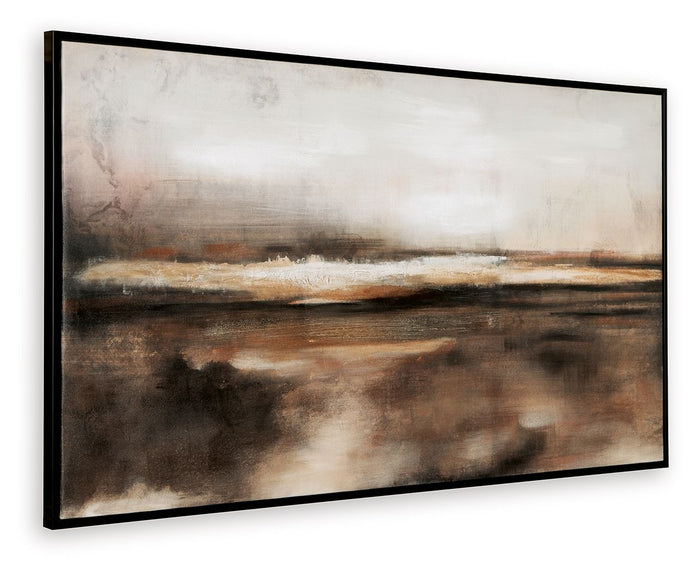 Drewland - Wall Art - Black / Brown / Orange image 1
