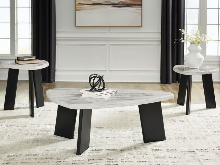 Lilyberg - Occasional Table Set (Set of 3) - Gray / Black image 4