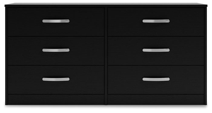 Finch - Six Drawer Dresser - 29'' Height - Black image 4