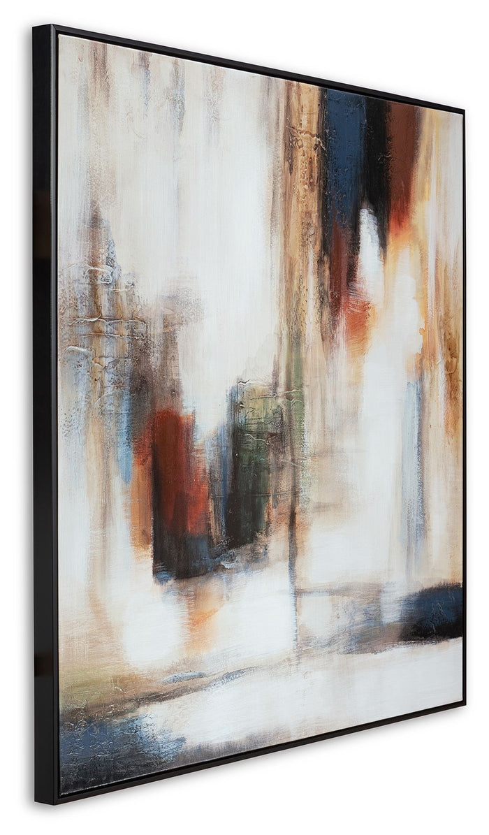 Pigeonford - Wall Art - White / Teal / Gold image 4