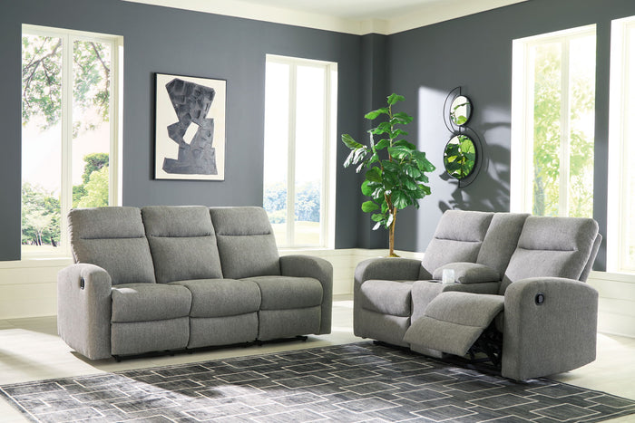 Gauntlet - 2 Pc. - Reclining Sofa And Loveseat - Sterling image 4