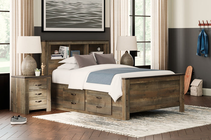 Trinell - Bookcase Bed With Storage image 3