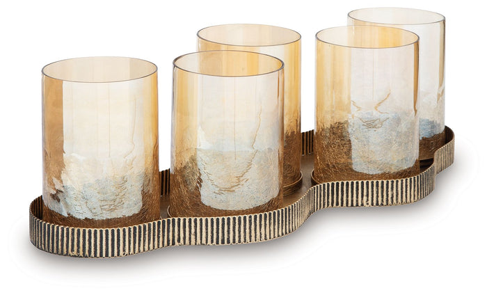 Evereton - Candle Holder - Antique Gold Finish image 3