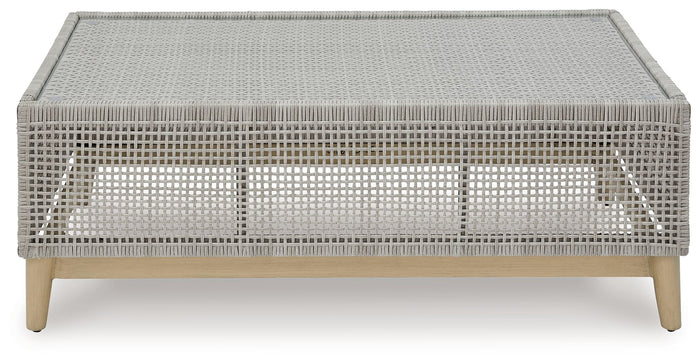 Seton Creek - Rectangular Cocktail Table - Gray image 4